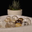 Gold (Golden Rutile Angel Venus Hair) Rutilated Quartz Sphere Orb (AAA Grade) - 5-10mm with Stand