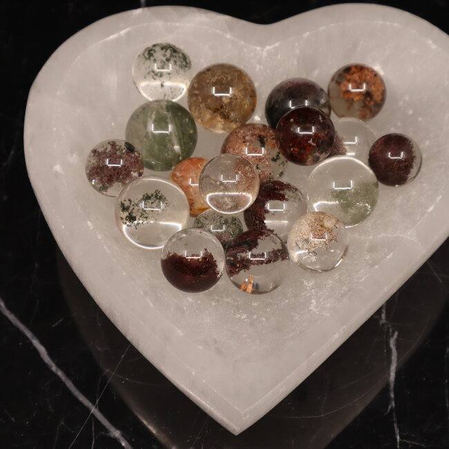 Gold (Golden Rutile Angel Venus Hair) Rutilated Quartz Sphere Orb (AAA Grade) 10 - 20mmm - with Stand