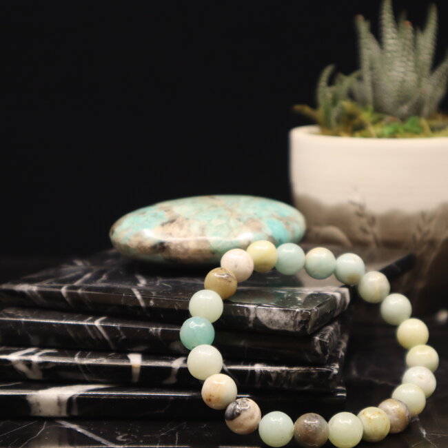 Mixed Amazonite Bracelets - 8mm