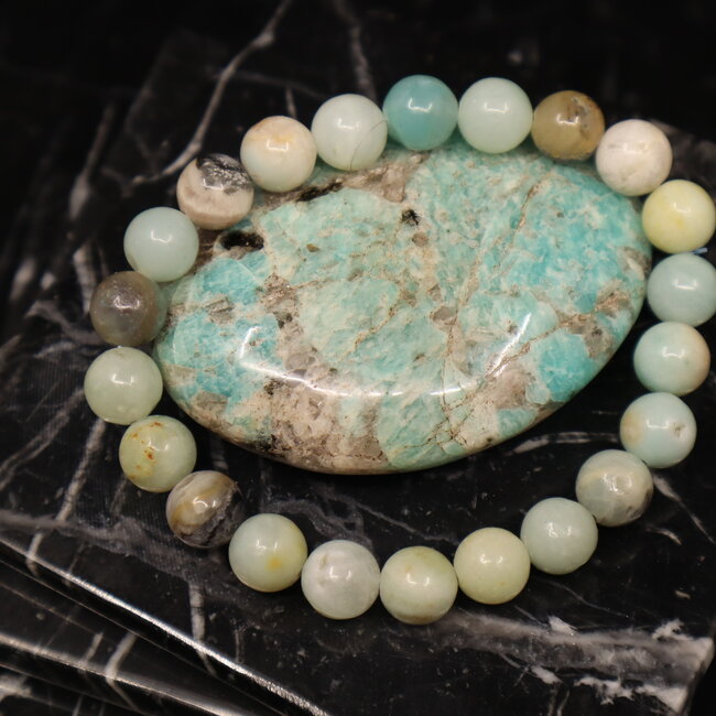 Mixed Amazonite Bracelets - 8mm
