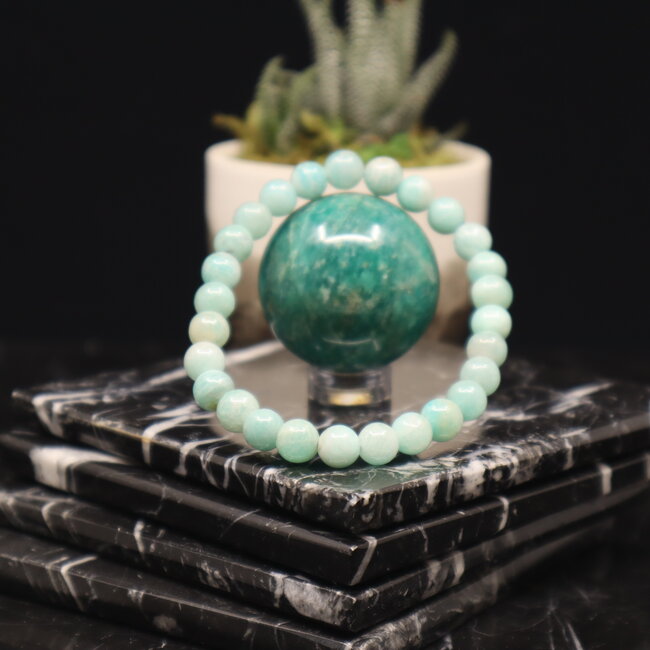 Amazonite Bracelets - 8mm