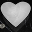Selenite (Satin Spar Gypsum) Charging Bowl Dish - Heart 5.5" Large
