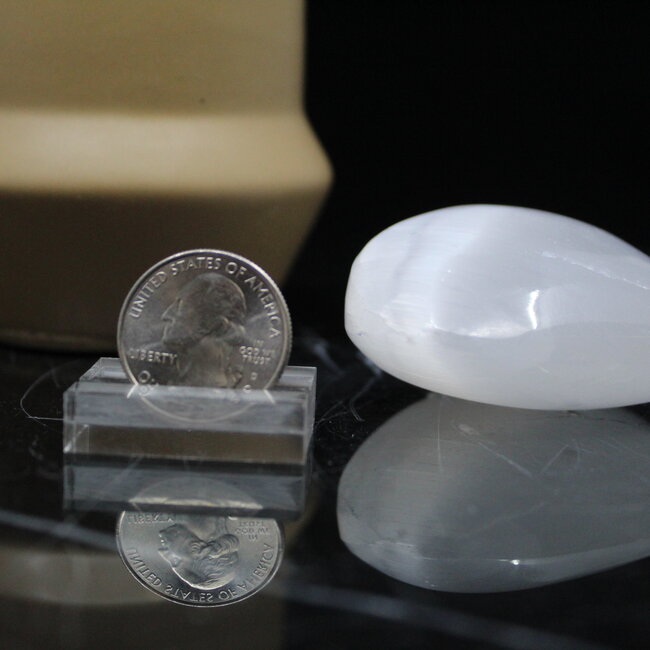 Selenite (Satin Spar Gypsum) Charging Hearts - 3" Large