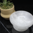 Selenite (Satin Spar Gypsum) Charging Bowl with Pedestal - Medium