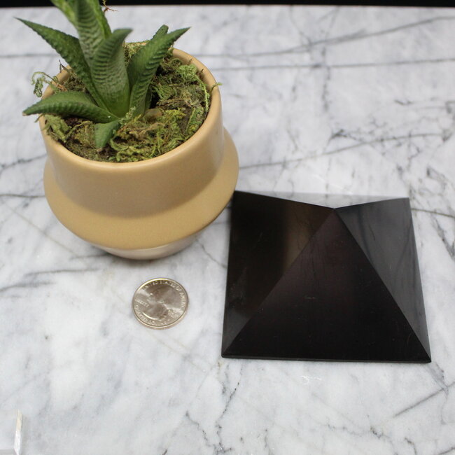 Shungite Pyramids - Large 4" (10cm)