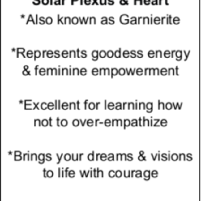 Green Moonstone (Garnierite) Bracelets - 8mm