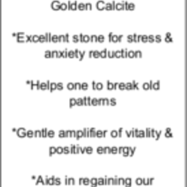 Honey Calcite Tumbled