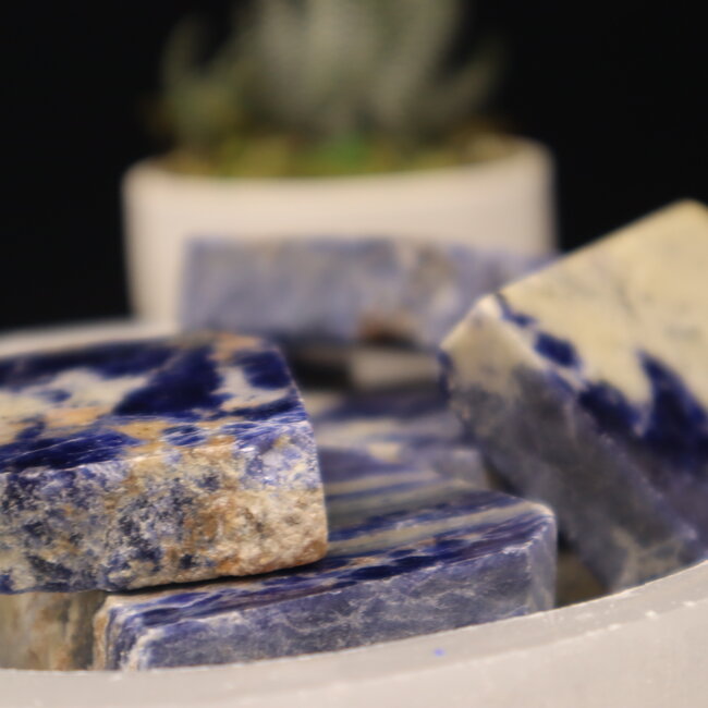 Sodalite Slab - 2" (One Side Polished)