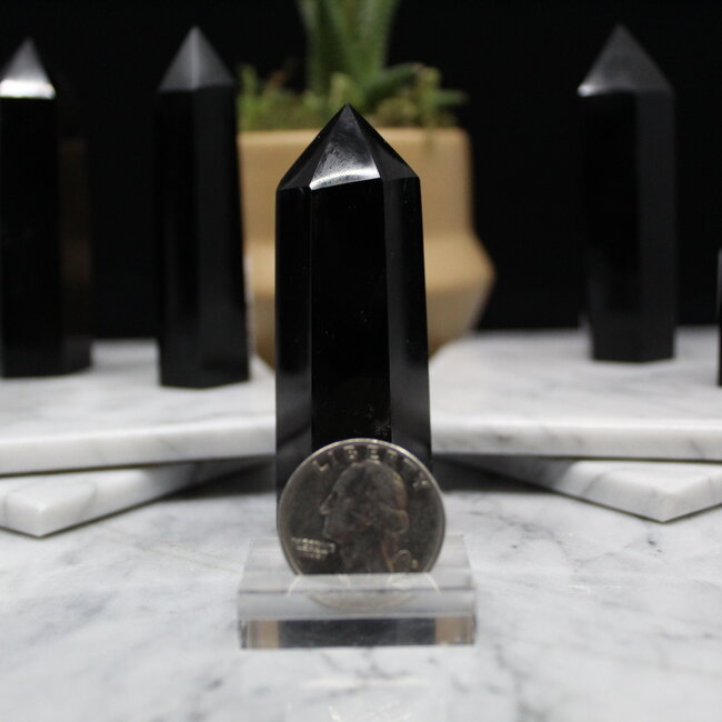 Black Obsidian Tower Point Generator - Small (1-3")
