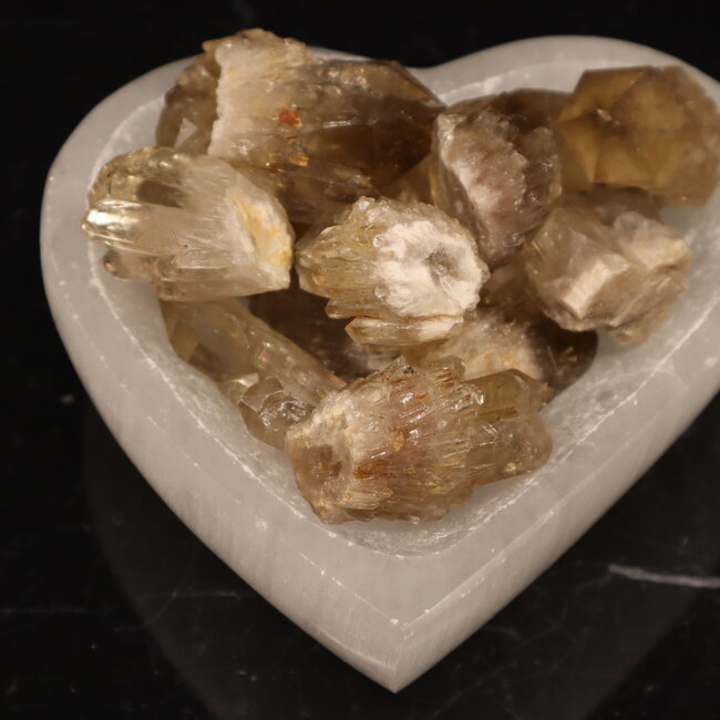 Congo Citrine (Kundalini Quartz) Clusters - Medium Rough Raw Natural