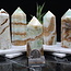 Green Calcite Towers - 3-4" Points Generators - Medium