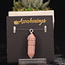Rhodonite Pendants - Wire Wrapped Faceted Points - Silver Plated