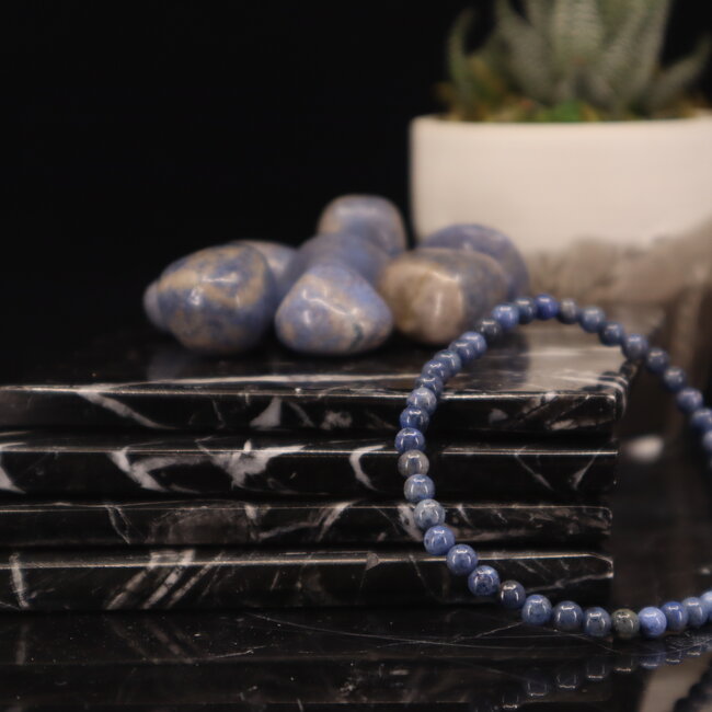Dumortierite Bracelets - 4mm Mini
