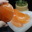 Orange Selenite (Satin Spar Gypsum) Palm Pillow Pocket Stone - Satin Spar Gypsum