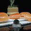 Orange Selenite (Satin Spar Gypsum) Palm Pillow Pocket Stone - Satin Spar Gypsum