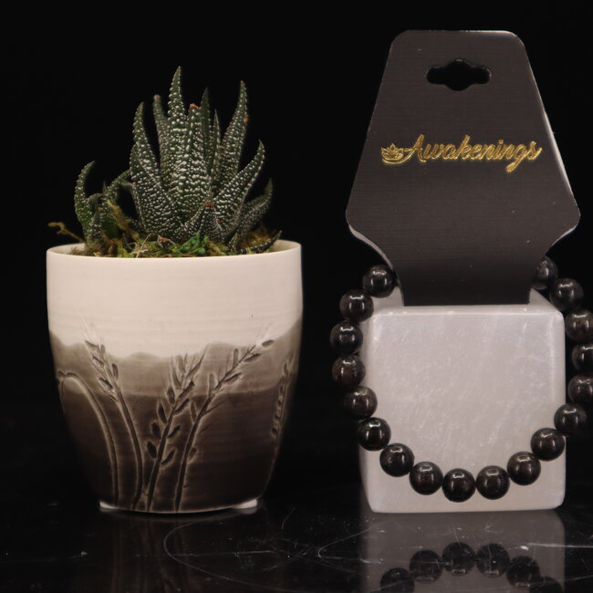 Arfvedsonite (Fireworks Stone) Bracelets - 8mm