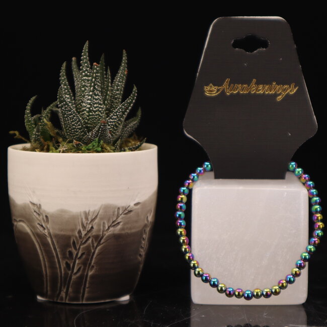 Rainbow Hematite Bracelets - 4mm Mini
