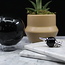 Black Obsidian Pendulums - Round Sephoroton Dowsing Divination Silver Chain - Gemstone Crystal
