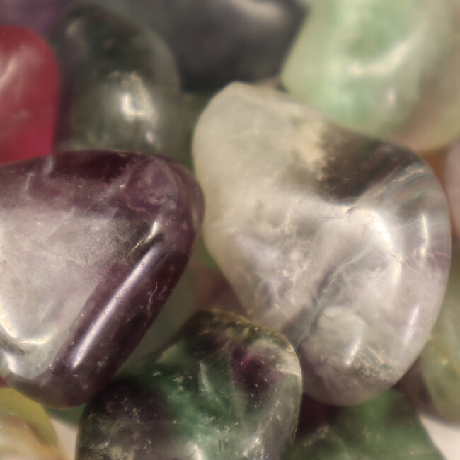 Rainbow Fluorite Large Tumbled