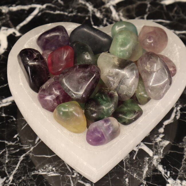 Rainbow Fluorite Large Tumbled