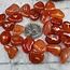Carnelian Runes Set (Mini) - Velvet Bag Divination Tool Elder Futhark Casting Nordic