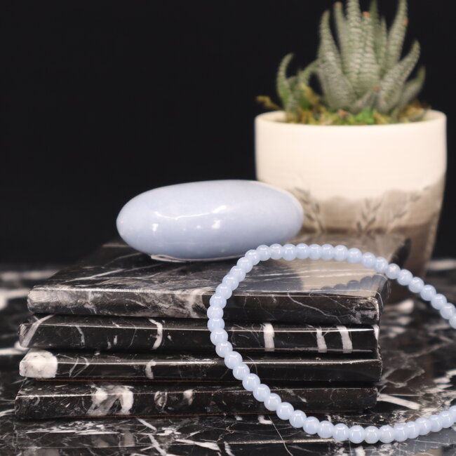 Angelite Bracelets - 4mm Mini