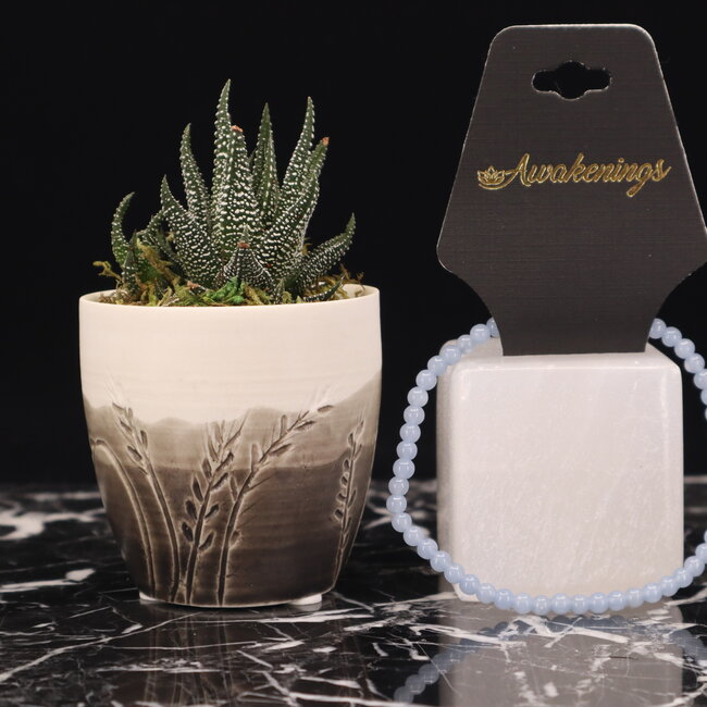 Angelite Bracelets - 4mm Mini