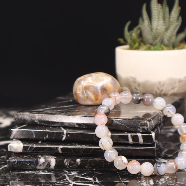 Dendritic Dendric Agate Bracelets - 8mm