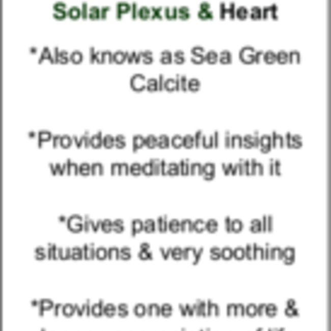 Pistachio Sea Green Calcite - Tumbled