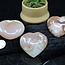 Flower Agate (Cherry Blossom) Hearts - Large