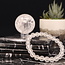 Matte Clear Quartz Bracelets  - 8mm