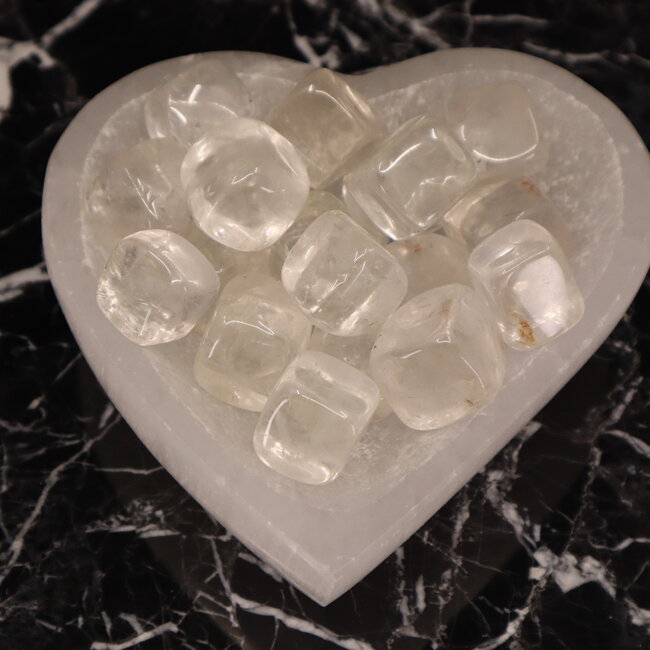 Clear (Crystal) Quartz Cubes - .5" - 1" Square