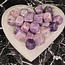 Lepidolite (Purple Mica) Cubes 1"