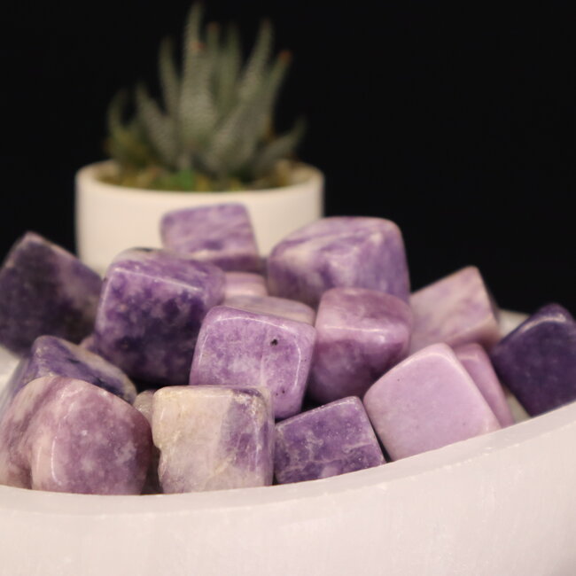 Lepidolite (Purple Mica) Cubes 1"