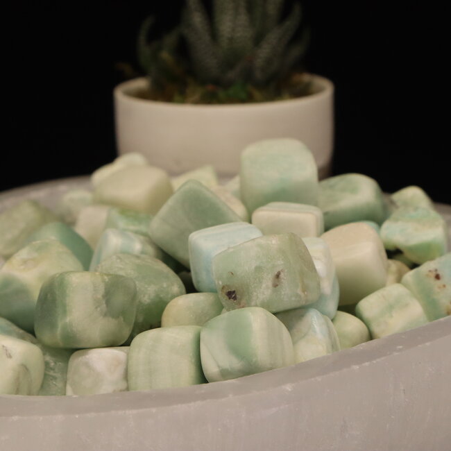 Blue Aragonite Cubes .05"-1"