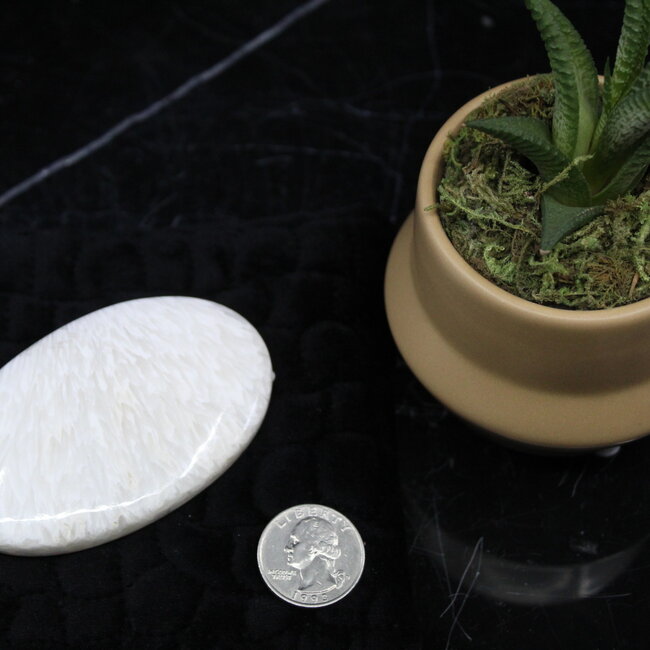 Scolecite Palm/Pillow Stone -XL