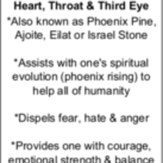 Phoenix Stone Pine (Fynechenite) - Tumbled