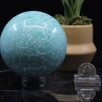 Amazonite Sphere Orb 80mm