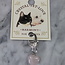 Pet Pendant (Heart) Charm - Rose Quartz (Harmony)-Dog Cat Animal Collar