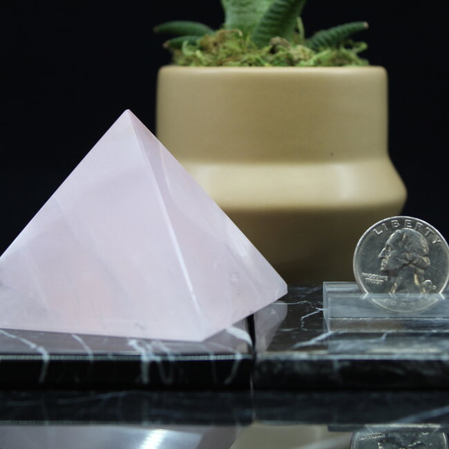 Rose Quartz Pyramids - Large (2")