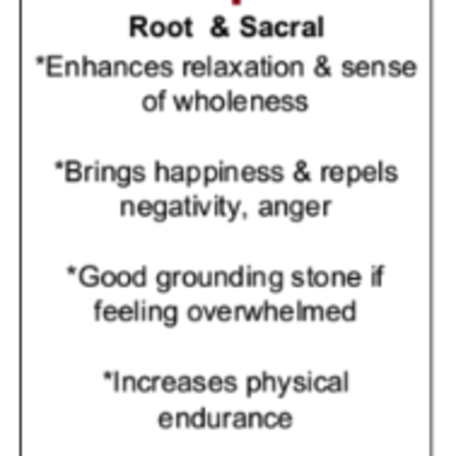 Brecciated Red Jasper - Palm Pillow Pocket Stone