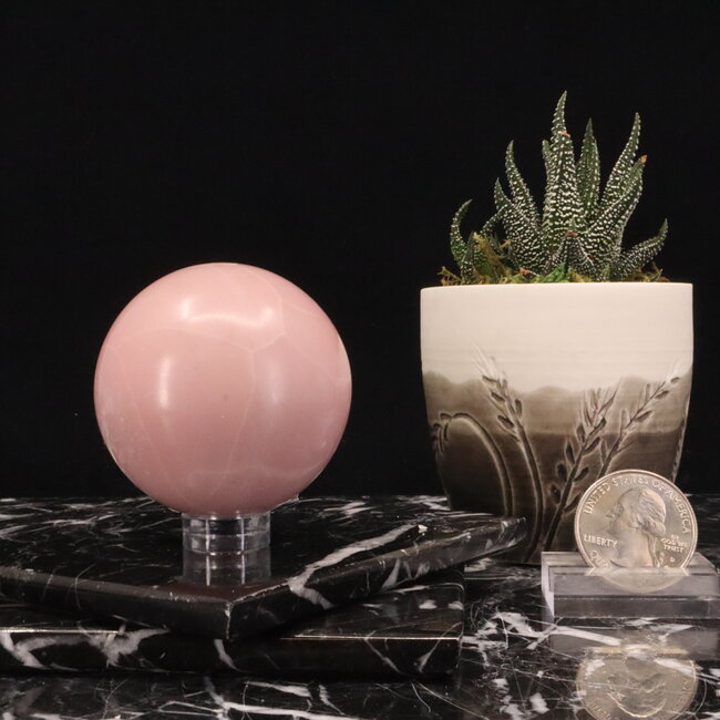 Pink Opal Sphere Orb 45mm Awakenings