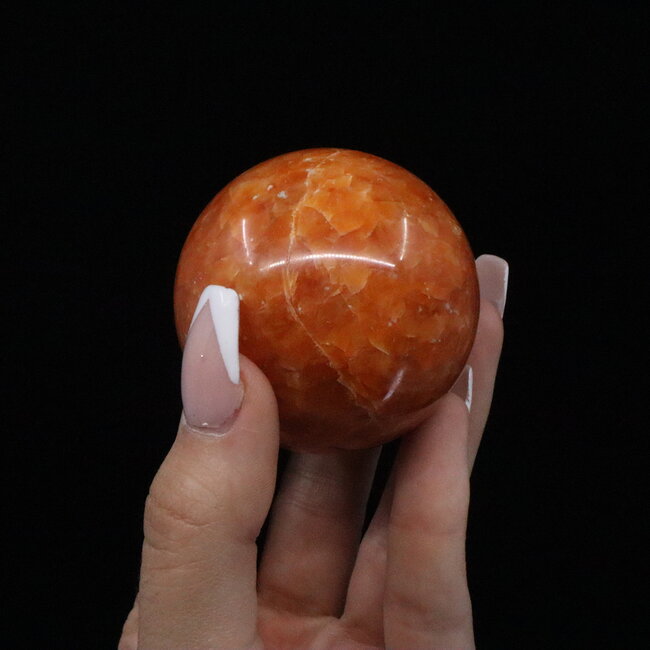 Golden Sunstone Sphere Orb - 50mm