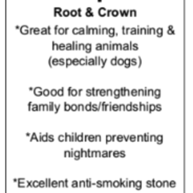 Dalmatian Jasper Moon- Medium