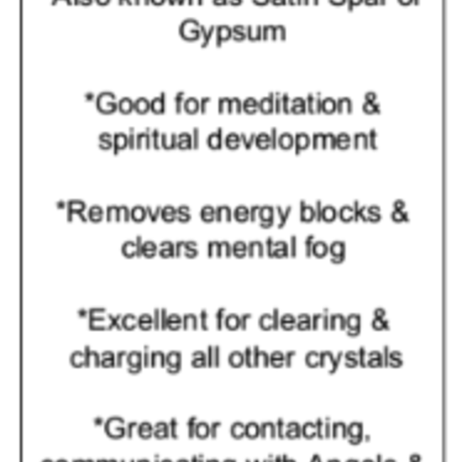 Selenite (Satin Spar Gypsum) Charging Disks Plates Station - 3.5" Hexagon Chakra Symbols Medium