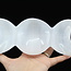 Selenite (Satin Spar Gypsum) Charging Bowl Dish - 5.5" Triple Moon Small