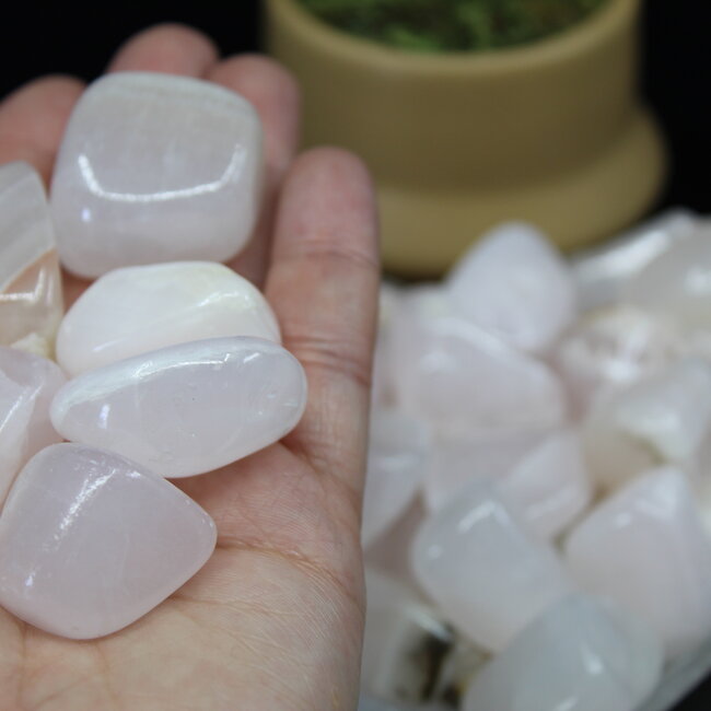 Pink Calcite - Tumbled Large
