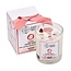 Love Crystal Candle - Cedar Lavender - Rose Quartz Heart - Earth's Elements
