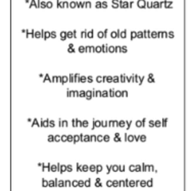 White Star Girasol Quartz (Milky) - Tumbled