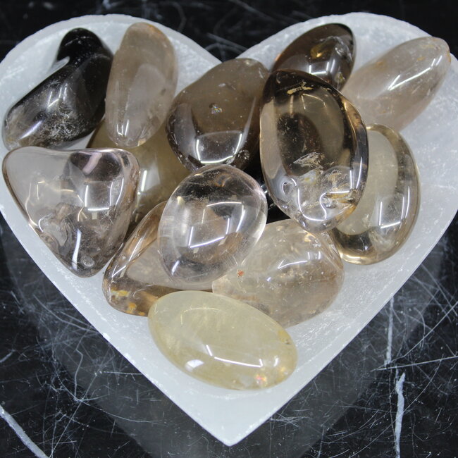 Smoky (Smokey) Quartz - Tumbled  XL Smooth